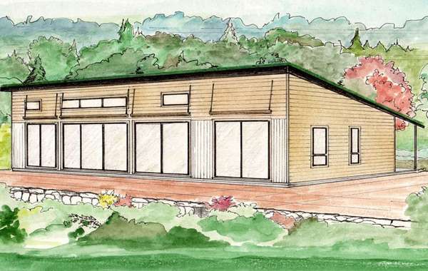 Rendering of the Ecohome demonstration house