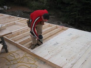 Conventional wood framing