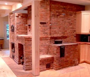 Masonry stove