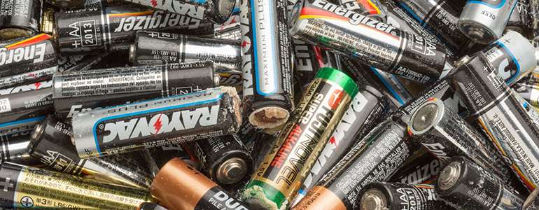 Household batteries are toxic and must be disposed of safely and properly