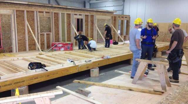 Construction de la maison LEED