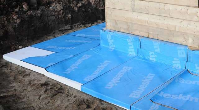 Foundation skirt insulation