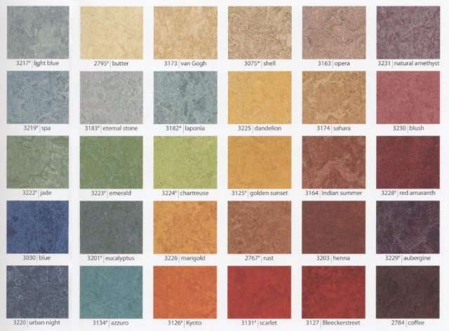Marmoleum : facile à nettoyer, écologique, sain, durable.