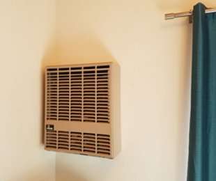 Direct vent ropane heater