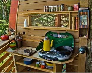The Hemloft's kitchenette