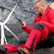 Trinity portable wind turbine for charging devices