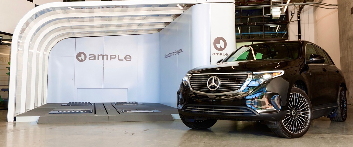 Modular EV Battery Swapping Stations by Ample are Launched