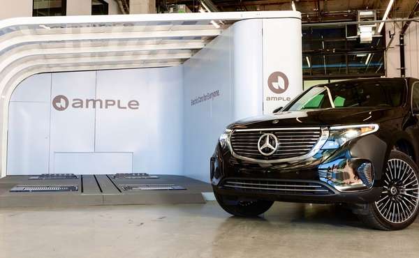 Modular EV Battery Swapping Stations by Ample are Launched