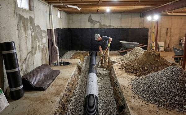 Waterproofing a basement from the inside often turns into a big job