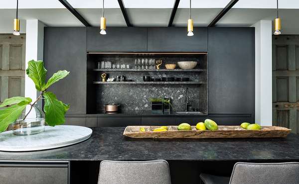 Cambrian Black Granite counter tops for Kitchen & Bathroom counters
