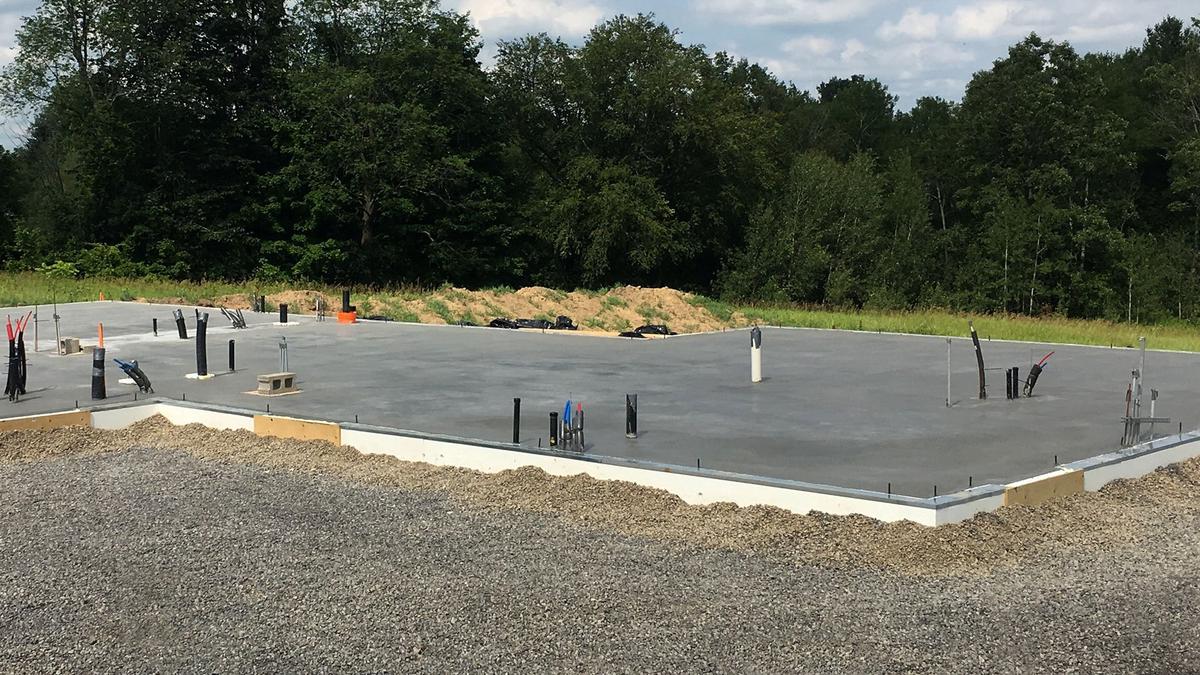 Prefab frost-protected shallow foundation insulated form kit
