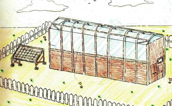 Solar powered off grid greenhouse Sagkeeng First Nations Youth in Manitoba