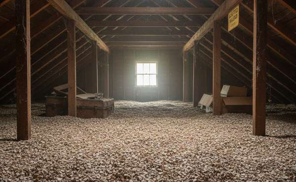 Vermiculite Insulation In An Attic