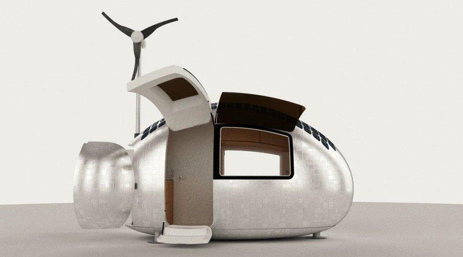 The off-grid Ecocapsule accessory dwelling unit