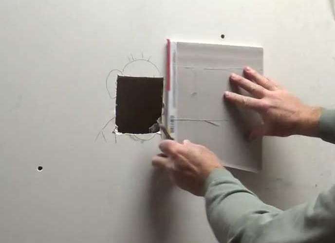How to REPAIR DRYWALL - jam that sticky white stuff in those holes folks