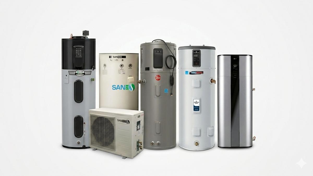 The Top Heat Pump Water Heater Brands