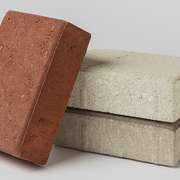 Reduced carbon concrete patio blocks and CMU