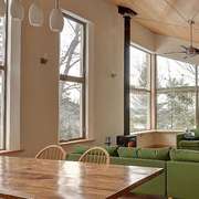 Off-grid leed home Quebec Canada