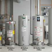 An 8-gallon unit can often suffice for households with low-flow fixtures and qui