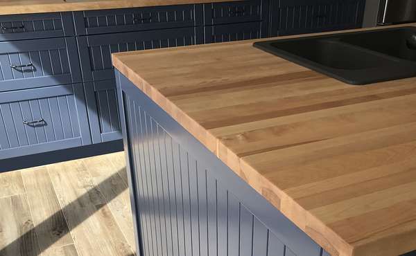 Non-toxic food safe natural wood finishing oil for counters, floors, decks