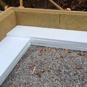 How to Fasten Cement Board Facing to slab on grade insulation