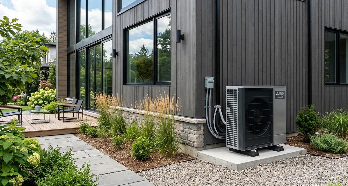 Heat Pump Exterior Compressor