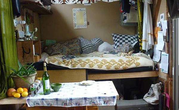 Jenine Alexander's homemade mobile tiny house