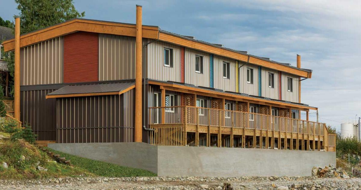 Multi-unit Passive House for Heiltsuk First Nation on Campbell Island,