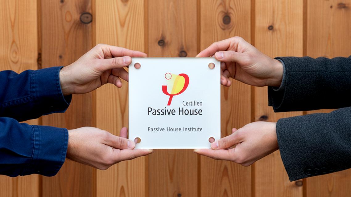Passive House certification plaque
