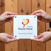 Passive House certification plaque