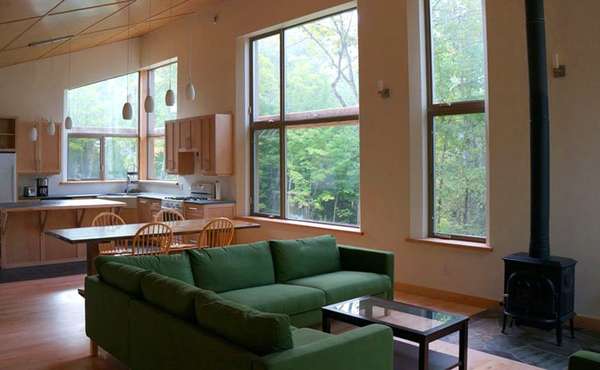 Off grid, passively heated and cooled house in the Gatineau Hills, Que
