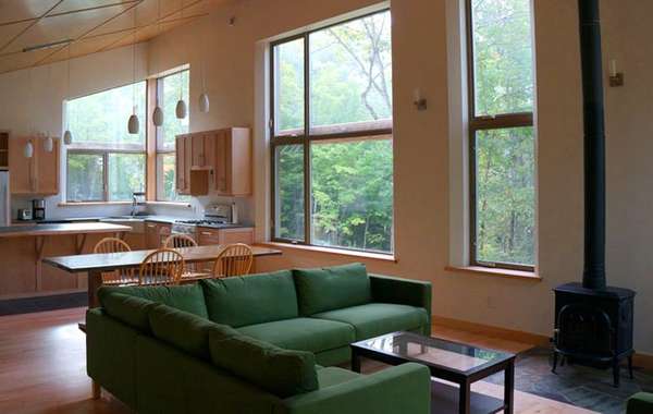 Off grid, passively heated and cooled house in the Gatineau Hills, Que