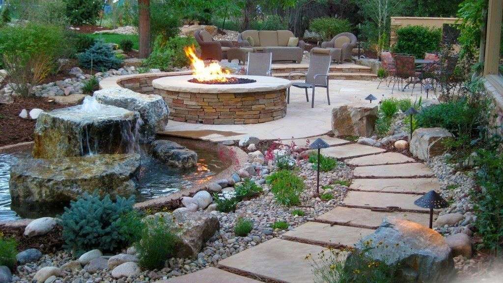 A beautiful garden featuring a variety of colorful drought-resistant plants
