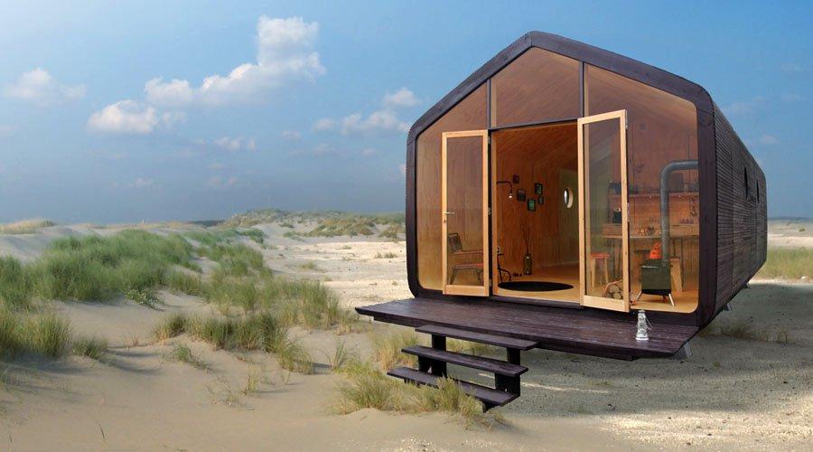 La fábrica de ficción Wikkelhouse, una casita de cartón