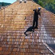 A beautiful well-maintained cedar shake roof should last for years if maintained