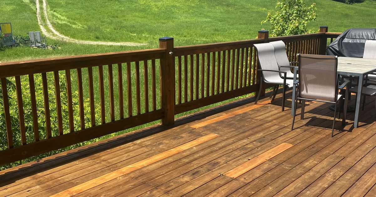 How to Stain Cedar Wood Decks when Renovating old Decking Ecohome