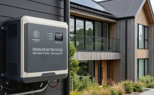 Exterior Mounted Salt Water Sodium Ion Home Battery