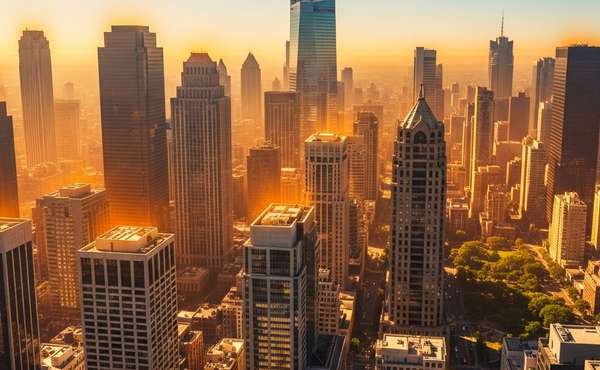 Solar radiation absorbed by concrete and pavement increases urban temperatures