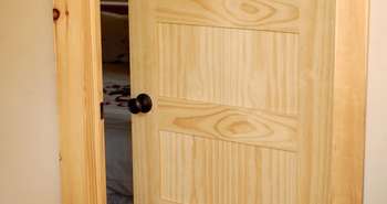 Interior solid pine door
