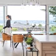 A modern, beautifully designed Net Zero home in Vancouver with solar panels.