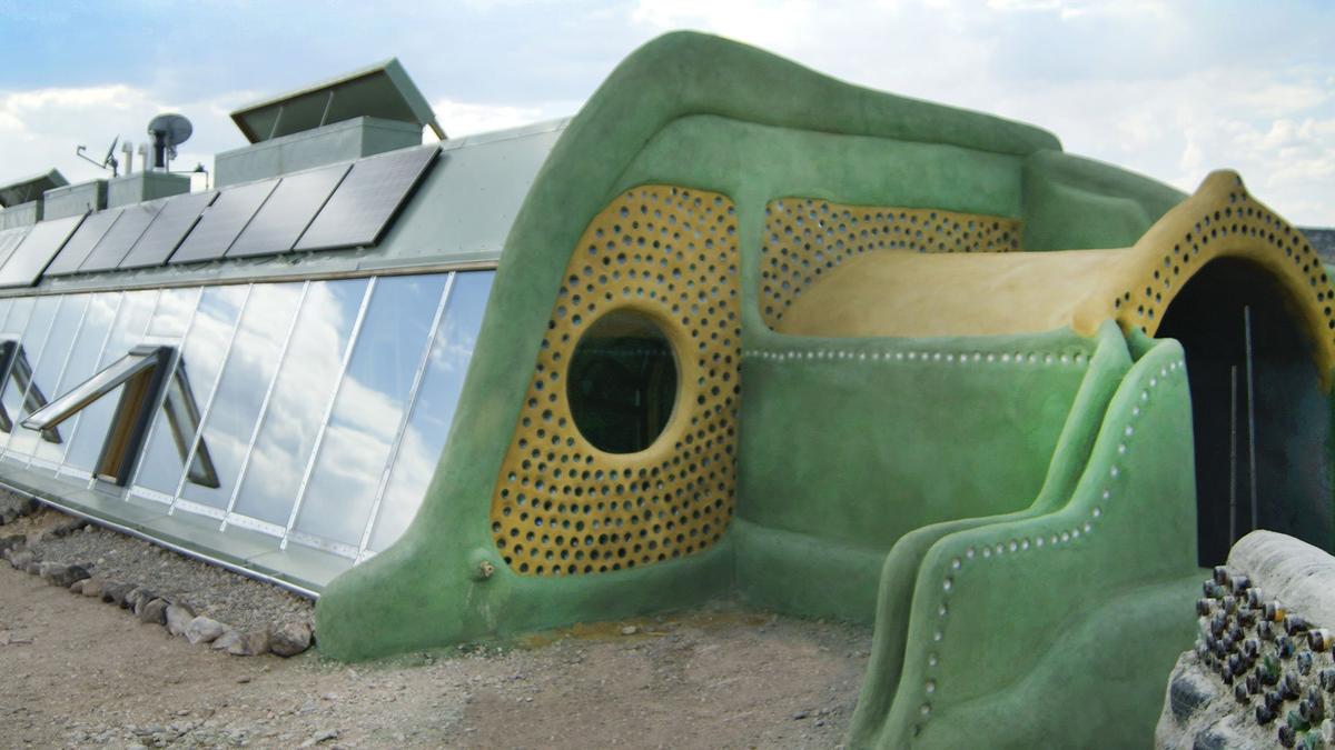 Earthship ou géonefs, dommage qu'ils ne fonctionnent pas dans les climats froids