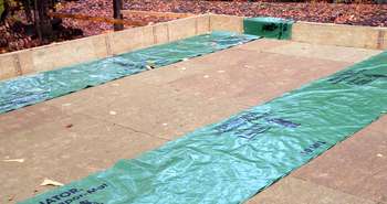 Insulating a Slab on grade for a Passive Solar LEED Home with Rockwool © Ecohome