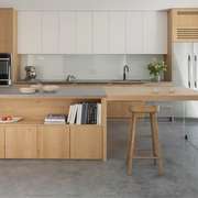 Polished concrete floors in homes offer thermal mass to help balance temperature