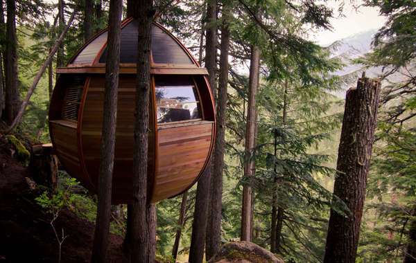 The Hemloft, Joel Allen's secret treehouse near Whistler, BC