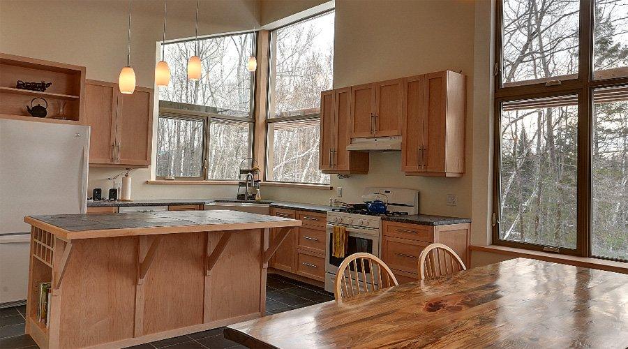 Maison à chauffage passif hors réseau LEED Gold