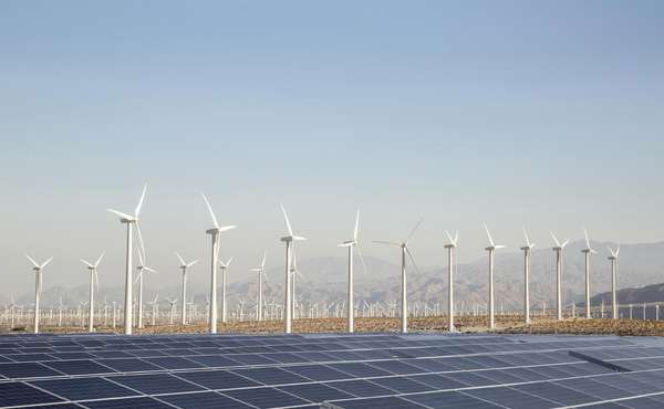 Renewable energy wind farm