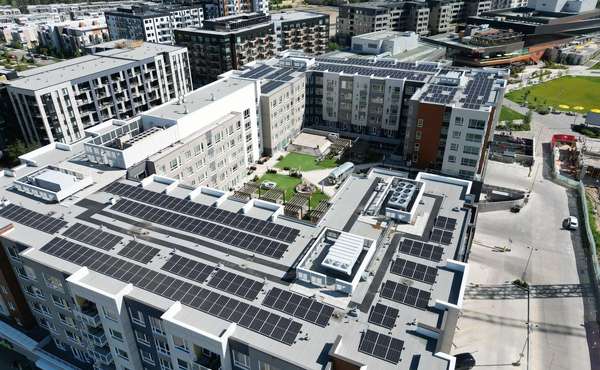 Solar Array District City, Calgary, Rocky Mountain Solar