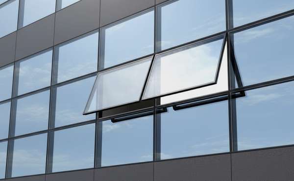 Semi-Translucent Aerogel Filled Commercial Windows