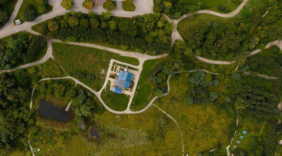 Aerial view of BRE Innovation Park Living City Campus
