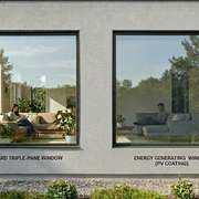 Comparing standard windows to solar energy generating coatings on windows